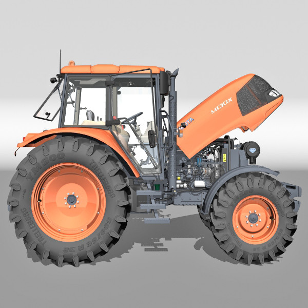 3d tractor agrimotor - KUBOTA M130X by IPF
